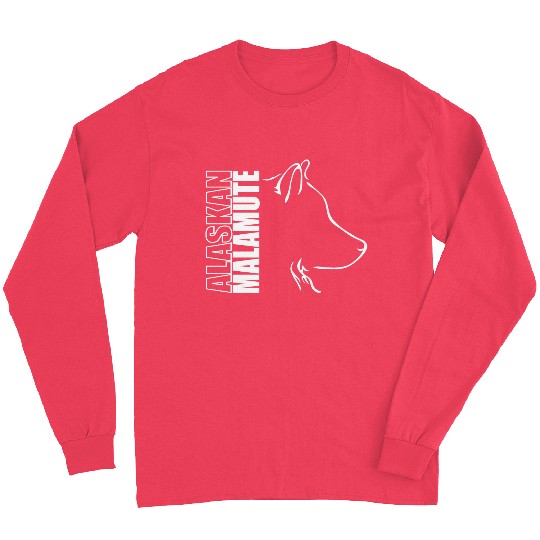 Alaskan Malamute Profile dog mom Long Sleeves