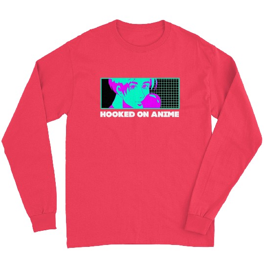 Hooked on Anime Japanese Kawaii Japan Cute Anime L Long Sleeves