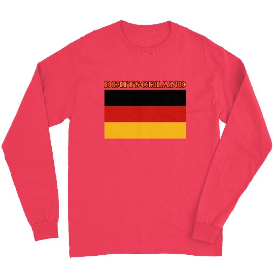 Deutschland Flag Germany Souvenir Long Sleeves