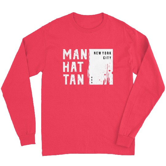 MANHATTAN NYC USA Urban Street Long Sleeves Design 2023