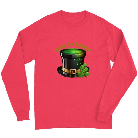 Get Lucky with this 'Erin go Bragh' Top Hat Design Long Sleeves