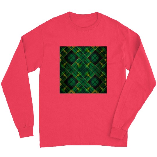The Green Tartan A Fresh Twist on a Classic Design Long Sleeves