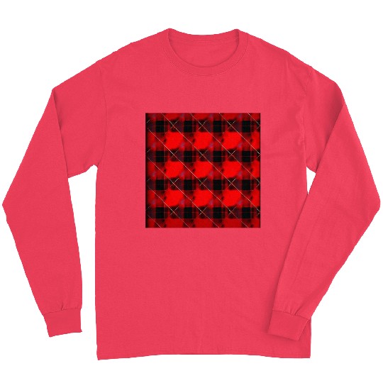 Get the Look Bold Red Tartan Long Sleeves