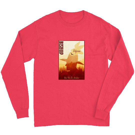 Bishop California wild west town Long Sleeves