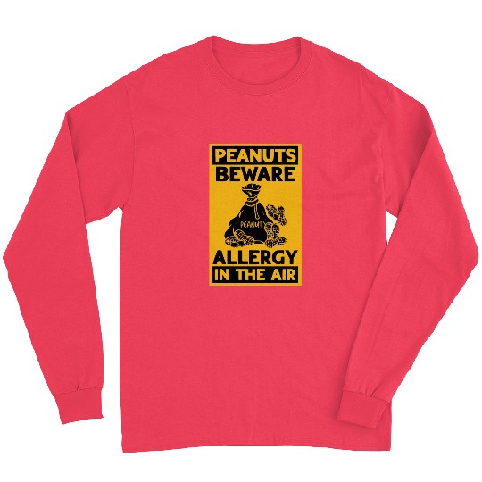 Peanuts Beware Allergy In The Air Peanut Allergic Long Sleeves