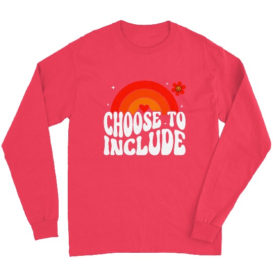 Choose To Include For Autism Teacher Long Sleeves