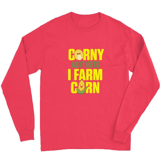 Corn Agriculture Crops Farming Farmer Long Sleeves