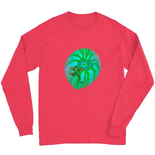 Frog on a Leaf Long Sleeves