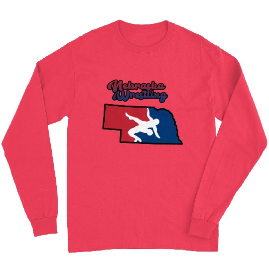Nebraska Wrestling (USA Colors) Long Sleeves