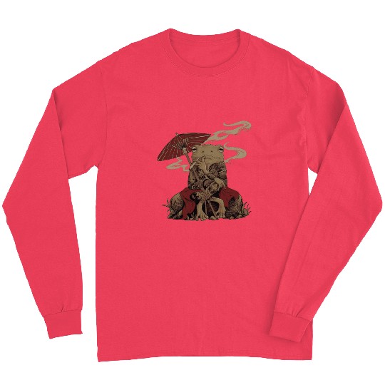 Japanese Frog Chill Long Sleeves