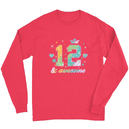12th birthday gift idea for awesome girls Long Sleeves