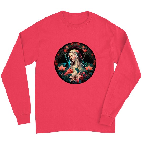 Virgin Mary Painting Long Sleeves