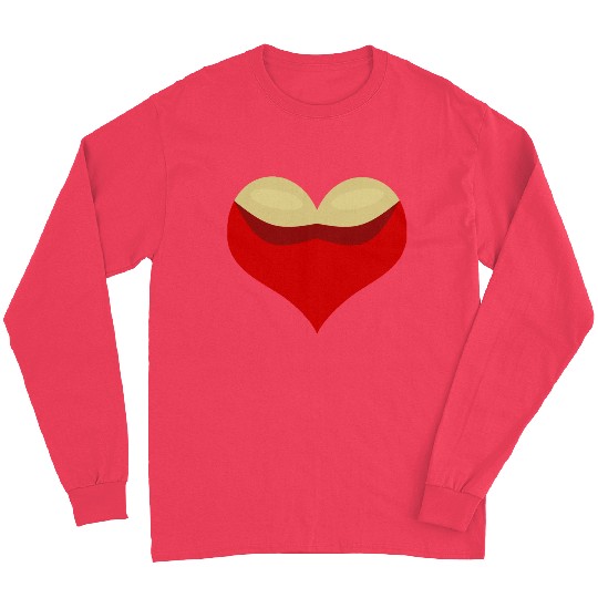 Boobies love heart Long Sleeves