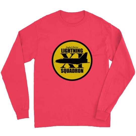English Electric Lightning 11th Squadron yellow Long Sleeves