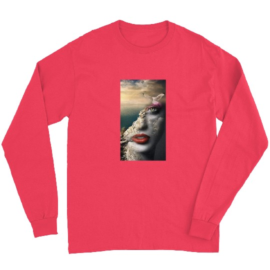 la femme et le nature Long Sleeves