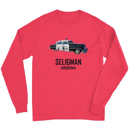 Old car city of Seligman in Arizonna, US Route 66 Long Sleeves