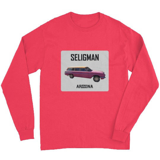Old car city of Seligman in Arizonna, US Route 66 Long Sleeves