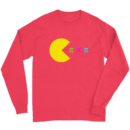 Video Game Pi Day Gamer Math Teacher Kids Boys Men Long Sleeves