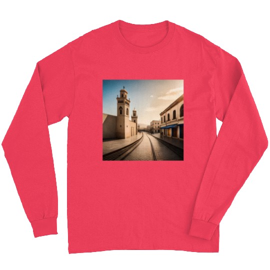 Fantasy pictures ,town Morocco ,city Larache Long Sleeves