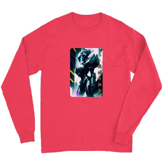 Neon Nights: A Cyberpunk Design 7 Long Sleeves