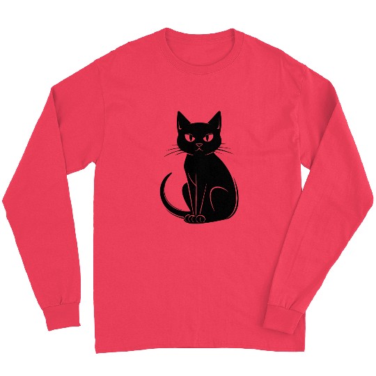 Cat Kitten Feline Meow Long Sleeves