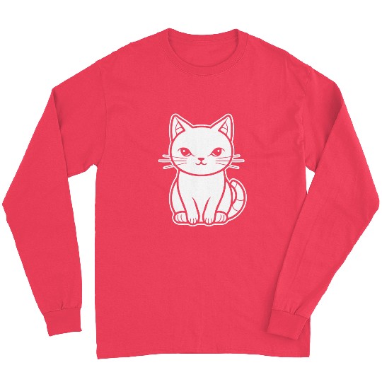 Cat Kitten Feline Meow Long Sleeves