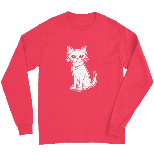 Cat Kitten Feline Meow Long Sleeves
