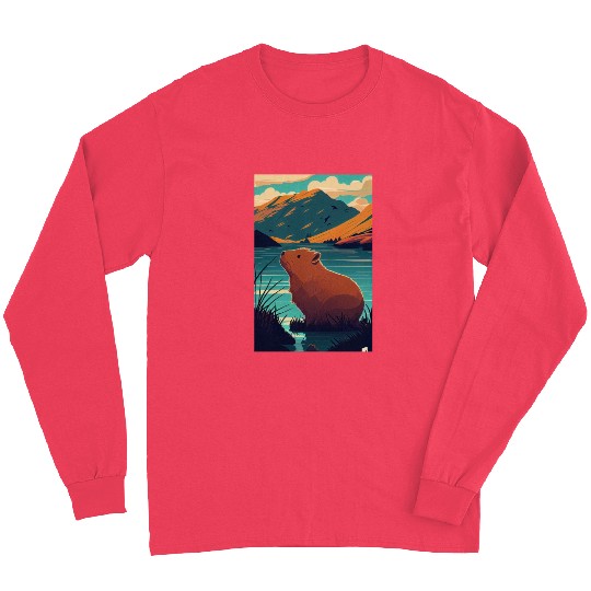 Capybara Nature Capibara Long Sleeves