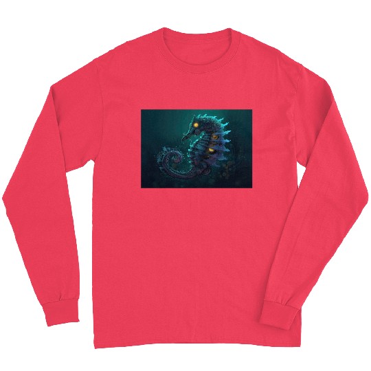 Neon Shark Attack Long Sleeves