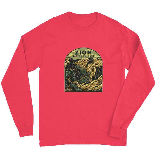 zion national park Long Sleeves