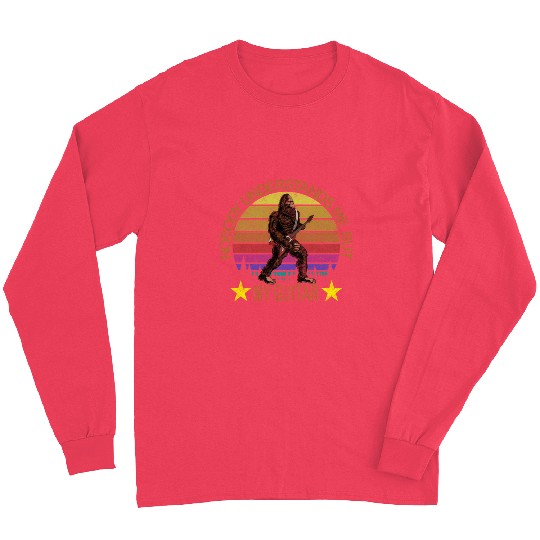 Nobody Understands Me But My Guitar Bigfoot Sasqua Long Sleeves