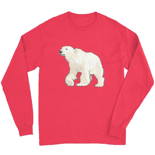 Polar Bear Arctic Animal Realistic Long Sleeves