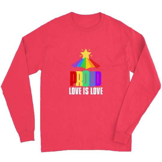 Proud LGBT Long Sleeves Love is Love Long Sleeves Equality