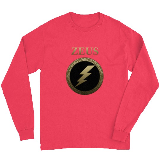 Zeus Ancient Greek God Thunderbolt Long Sleeves