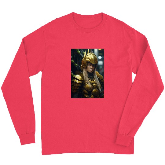 Gilded Valor: The Empowered Warrior Long Sleeves