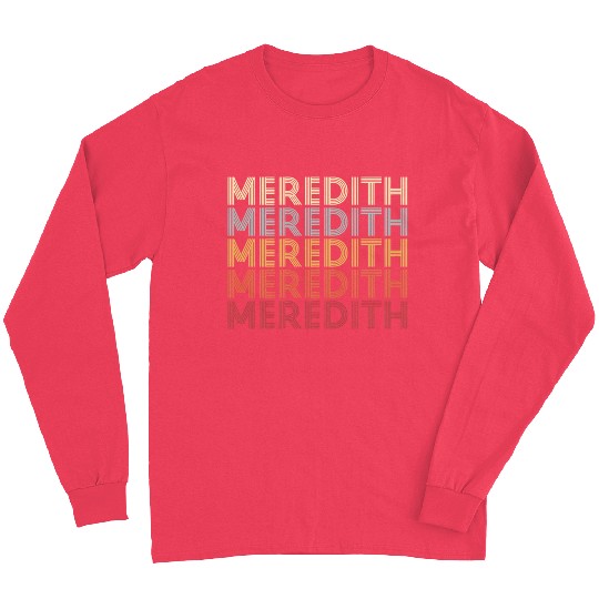Meredith New Hampshire Meredith Nh Text Long Sleeves