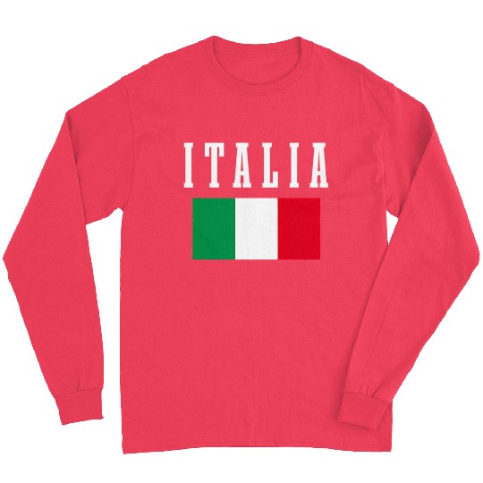 Italia Italian Flag Italy Pride Long Sleeves