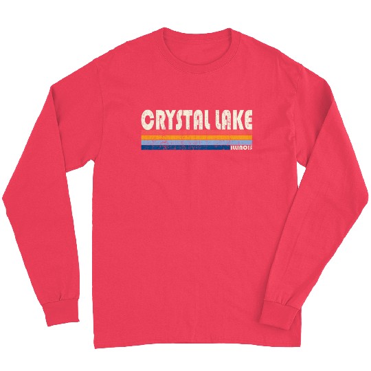 70S 80S Style Crystal Lake Il Long Sleeves