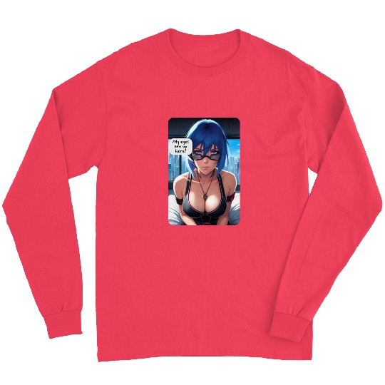 Cyberpunk Waifu Influencer Design 10 Long Sleeves