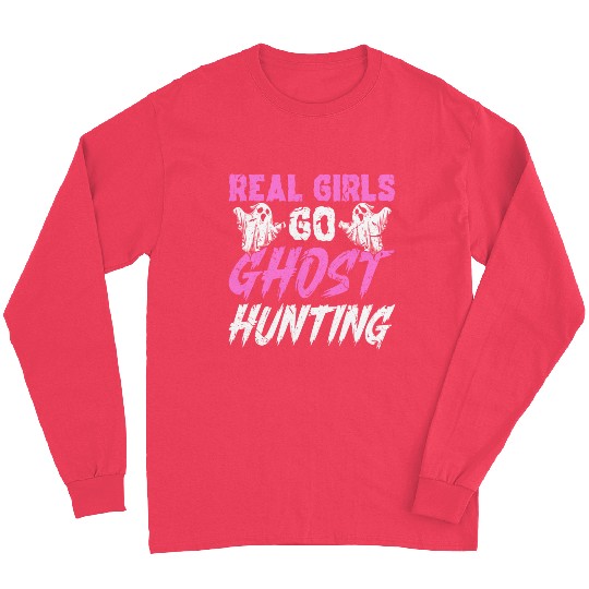 Paranormal Investigator Girls Ghost Hunting Long Sleeves