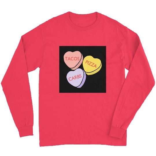 FRONTARTFunny Conversation Hearts Candy Long Sleeves