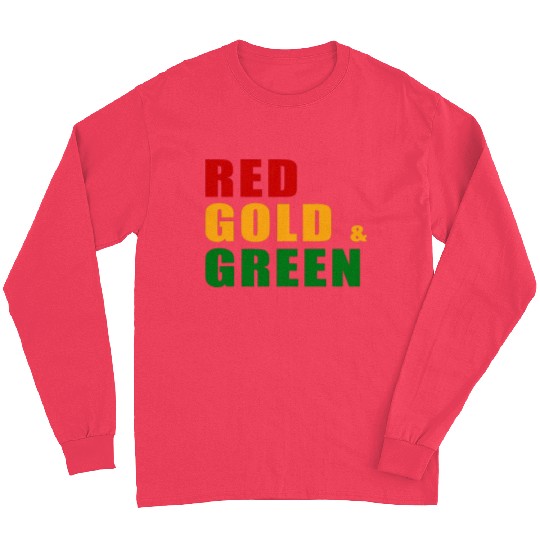 Red, Gold & Green Long Sleeves