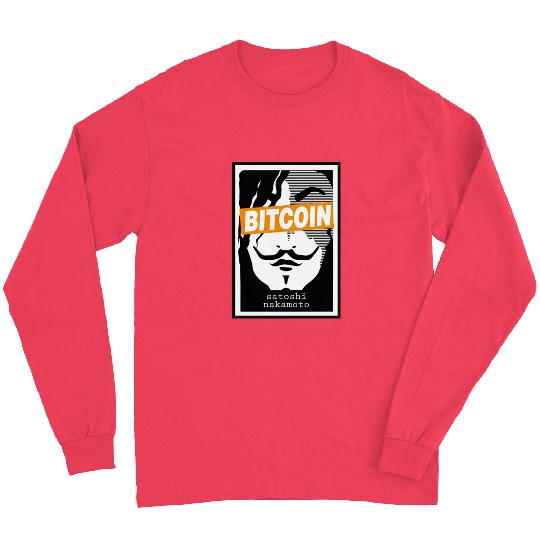 Bitcoin Coin-Satoshi Nakamoto Long Sleeves