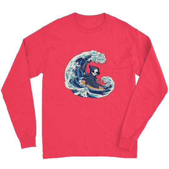 The Reaper surfing on Wave Long Sleeves