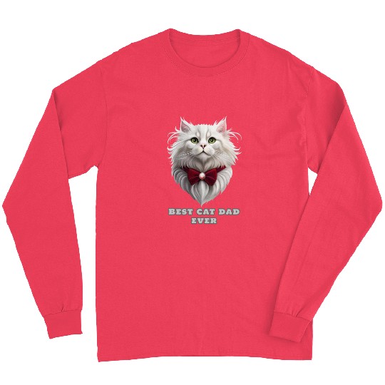 Best cat dad ever Long Sleeves