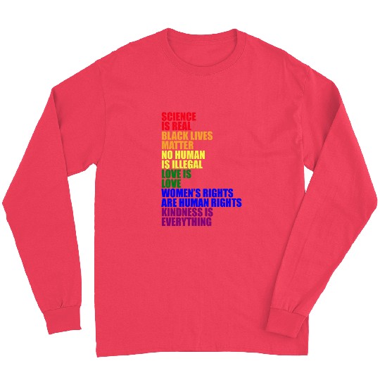 Science Is Real Long Sleeves