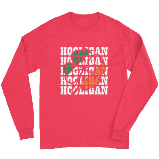 Hooligan Irish Flag Clover Leaf Long Sleeves