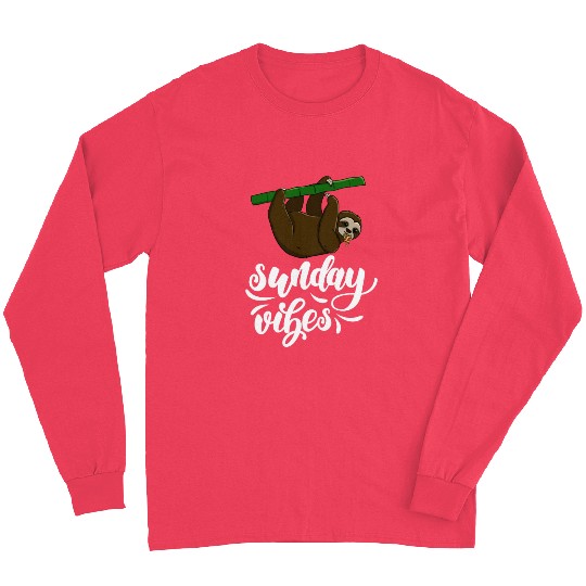 Sunday Vibes Sloth Long Sleeves