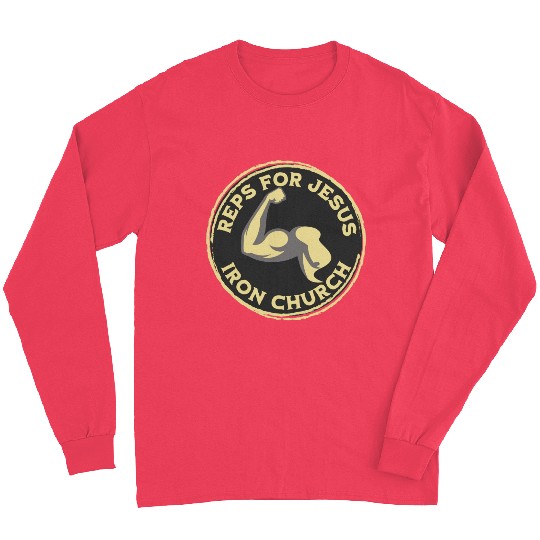 Reps for Jesus Church Bodybuilder Long Sleeves