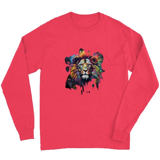 Graffiti Style Lion | Lion Lovers Long Sleeves